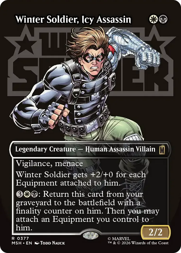 Winter Soldier, Icy Assassin — Marvel Super Heroes — Magic: The Gathering