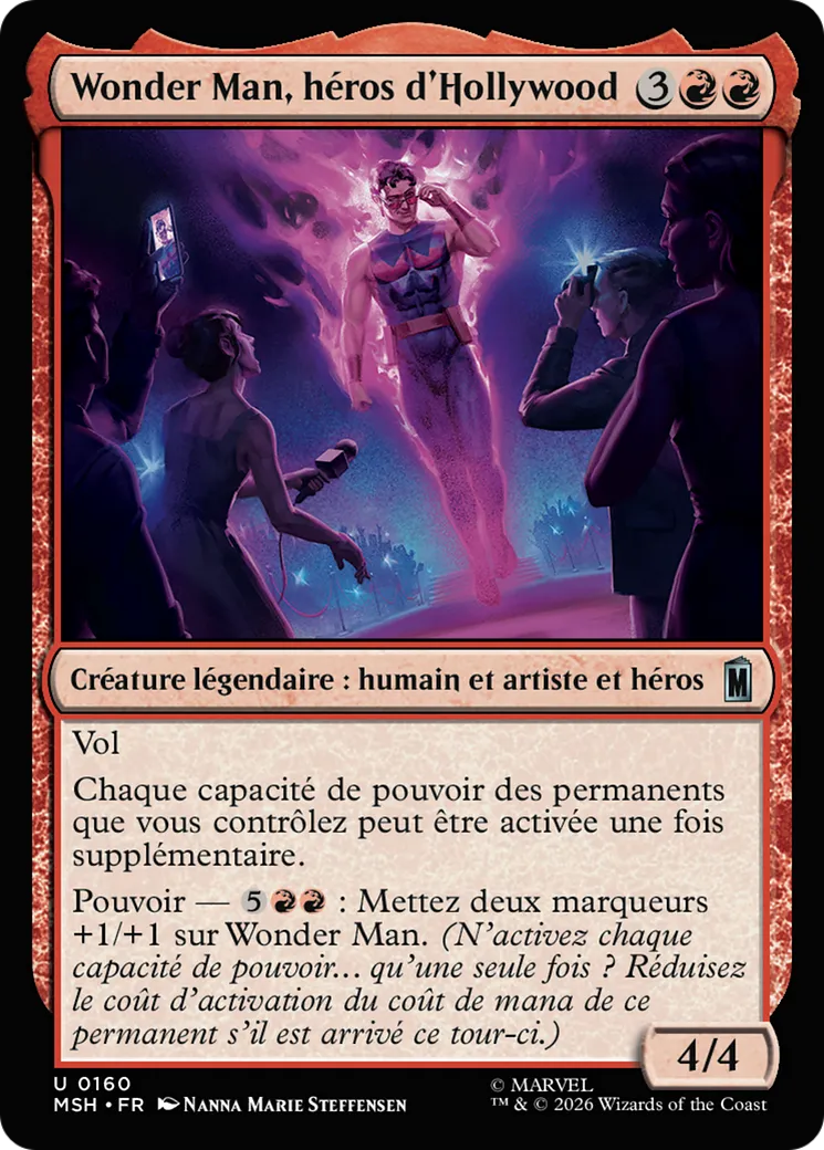 Wonder Man, héros d'Hollywood — Marvel Super Heroes — Magic: The Gathering