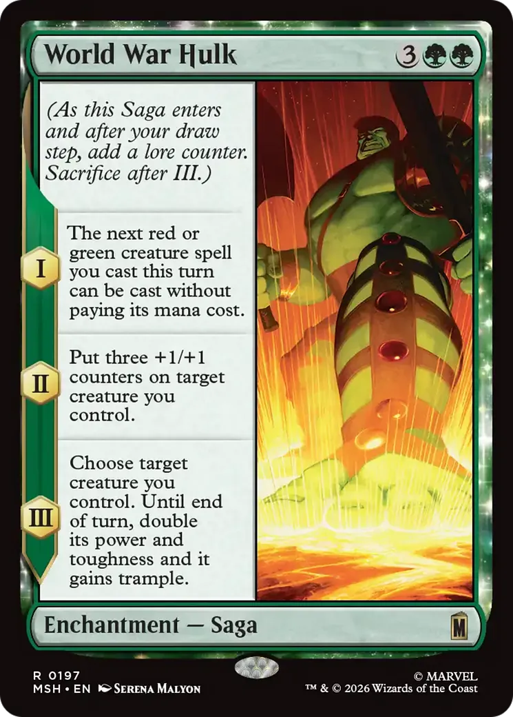 Hulk : Guerre Mondiale — Marvel Super Heroes — Magic: The Gathering