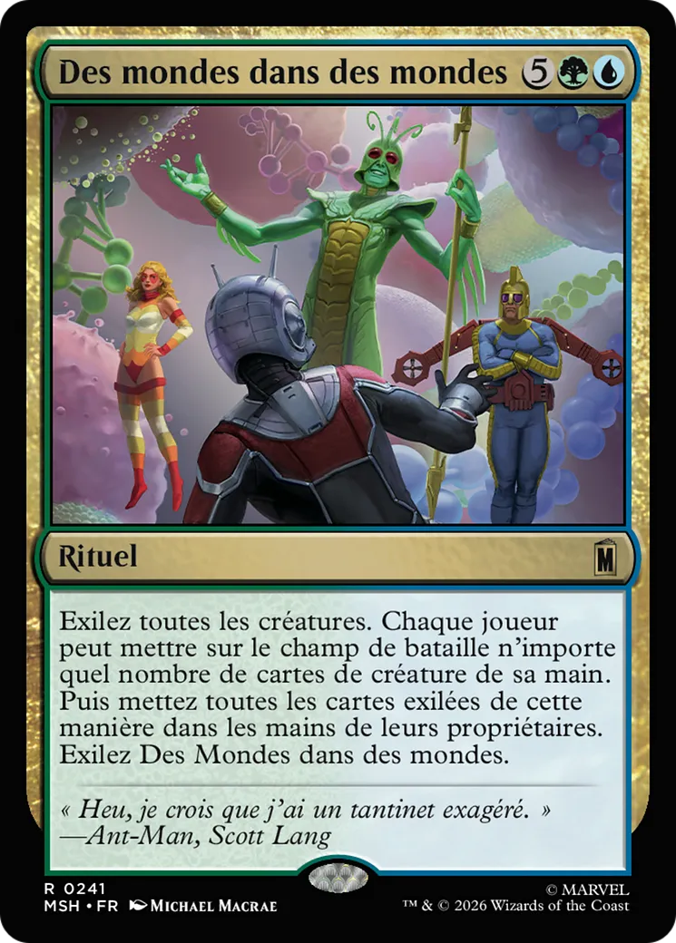 Des mondes dans des mondes — Marvel Super Heroes — Magic: The Gathering