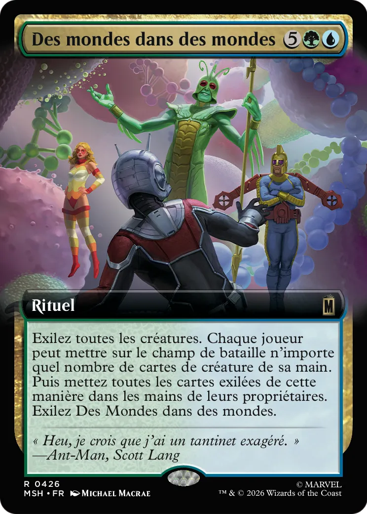 Des mondes dans des mondes — Marvel Super Heroes — Magic: The Gathering