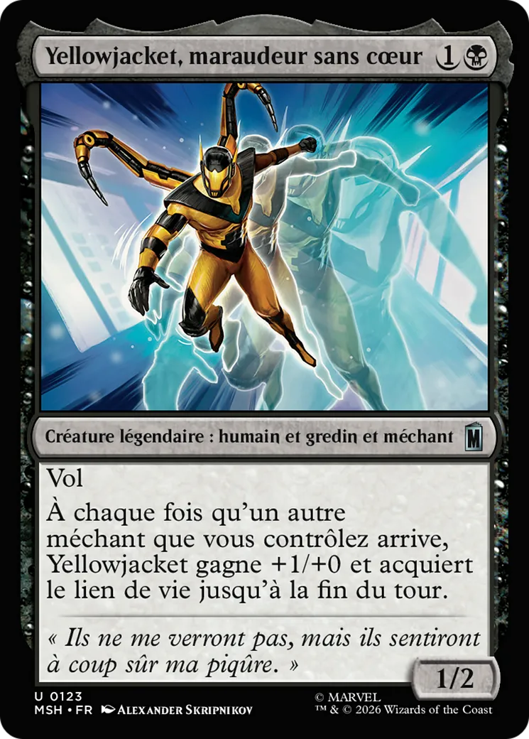 Yellowjacket, maraudeur sans cœur — Marvel Super Heroes — Magic: The Gathering