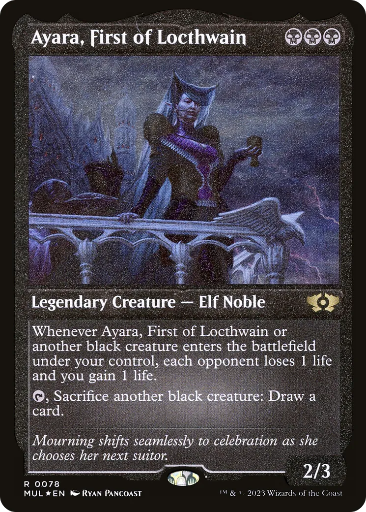 Ayara, First of Locthwain — Multiverse Legends — Magic: The Gathering