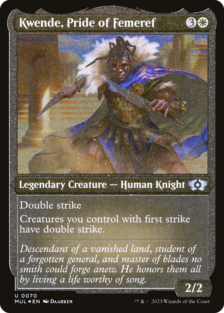 Kwende, fierté de Fémeiref — Multiverse Legends — Magic: The Gathering