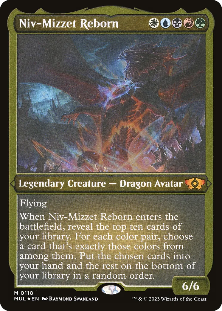Niv-Mizzet Reborn from Multiverse Legends - Magic: The Gathering