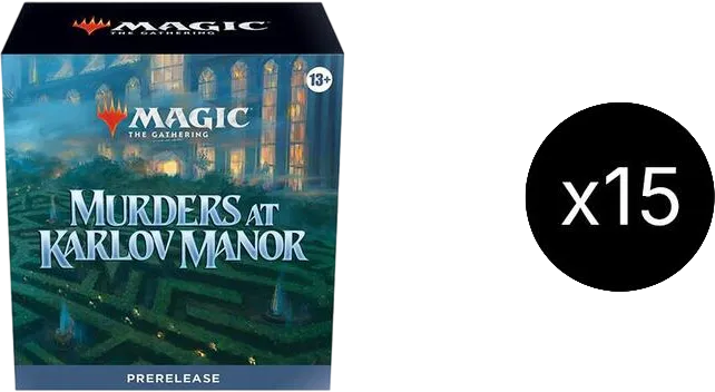 Murders at Karlov Manor Prerelease Pack Case — Murders at Karlov Manor — Magic: The Gathering