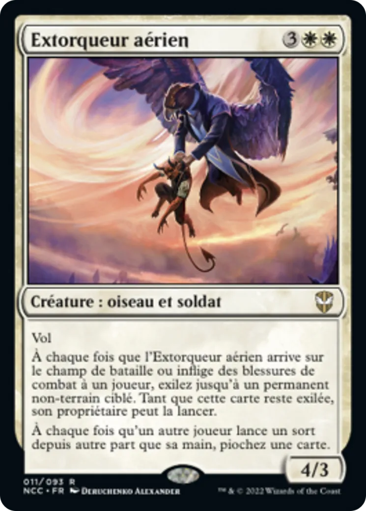Extorqueur aérien — New Capenna Commander — Magic: The Gathering