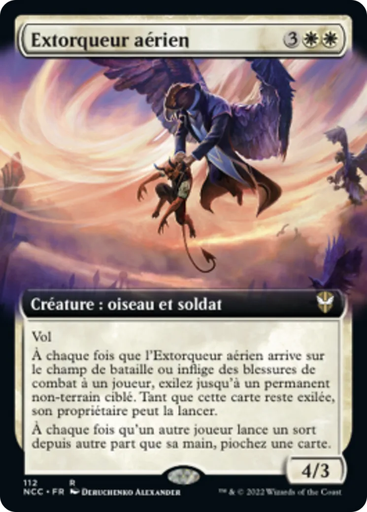 Extorqueur aérien — New Capenna Commander — Magic: The Gathering