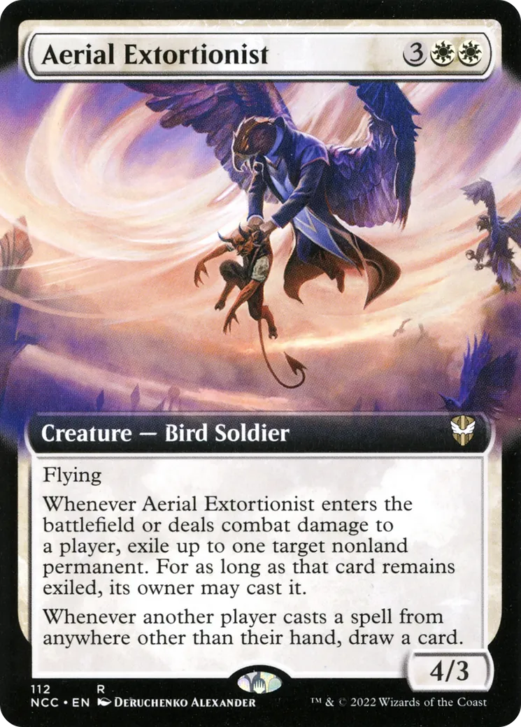 Aerial Extortionist — New Capenna Commander — Magic: The Gathering