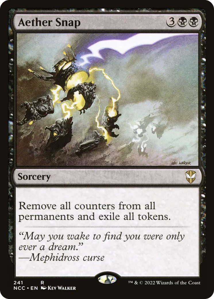 Aether Snap — New Capenna Commander — Magic: The Gathering
