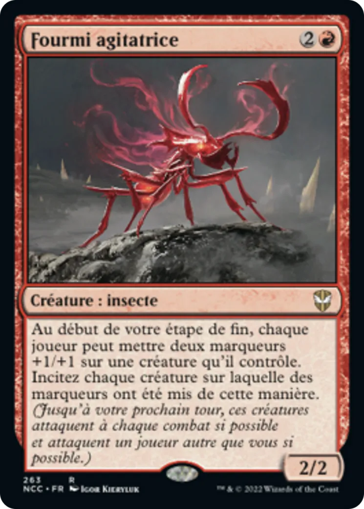 Fourmi agitatrice — New Capenna Commander — Magic: The Gathering