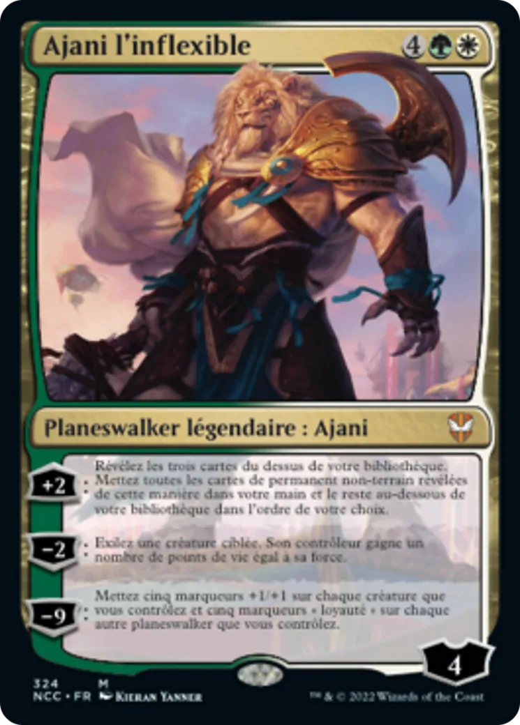 Ajani l'inflexible — New Capenna Commander — Magic: The Gathering