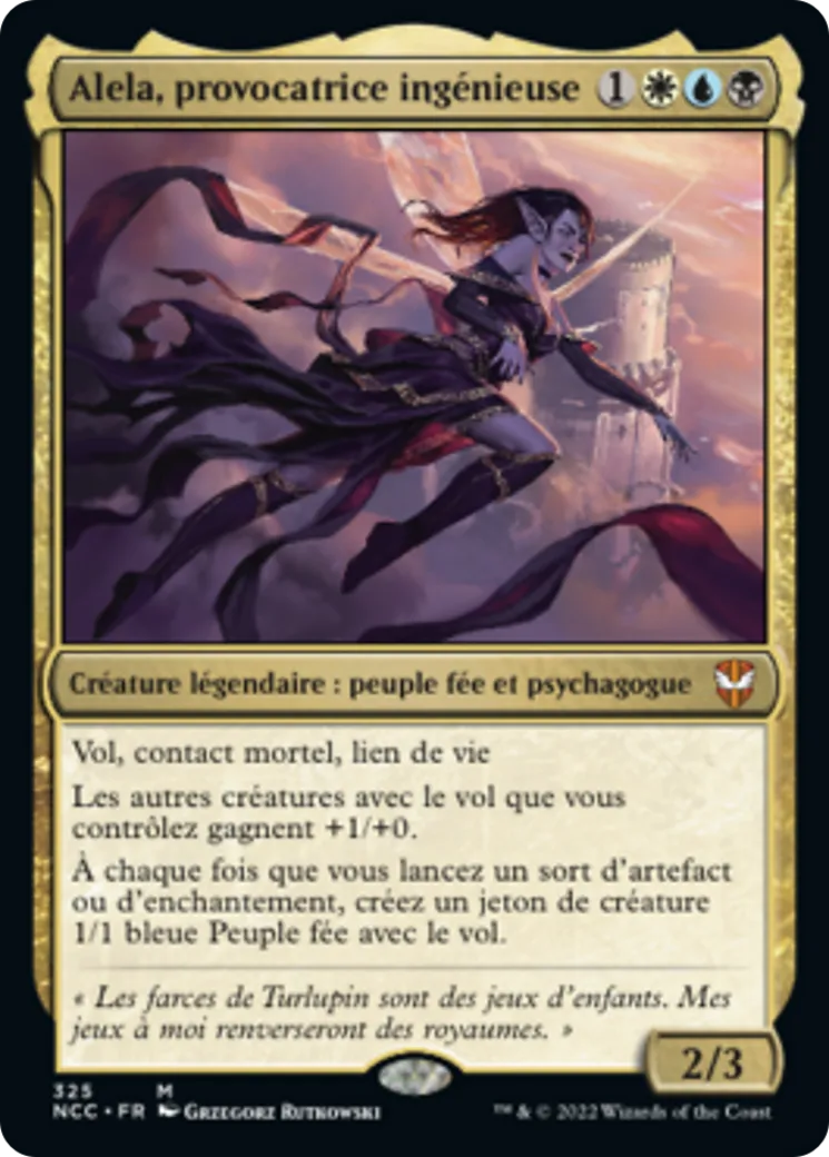 Alela, provocatrice ingénieuse — New Capenna Commander — Magic: The Gathering