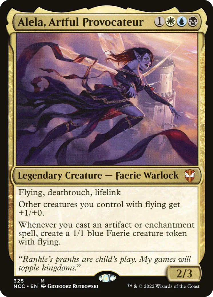 Alela, Artful Provocateur — New Capenna Commander — Magic: The Gathering