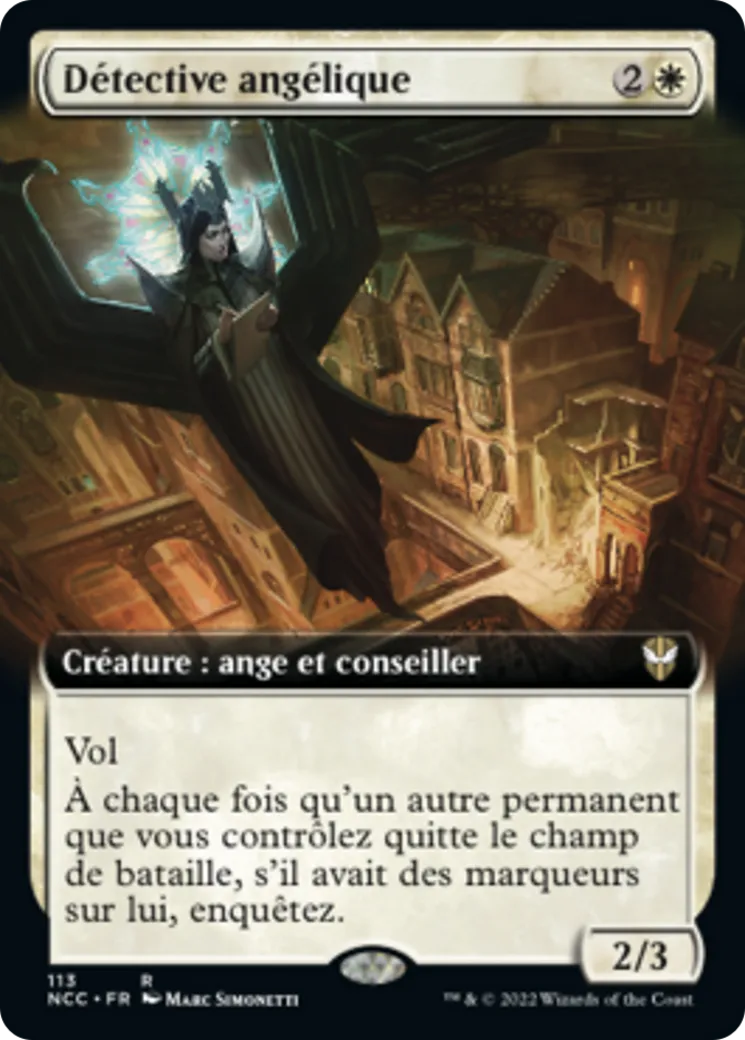 Détective angélique — New Capenna Commander — Magic: The Gathering