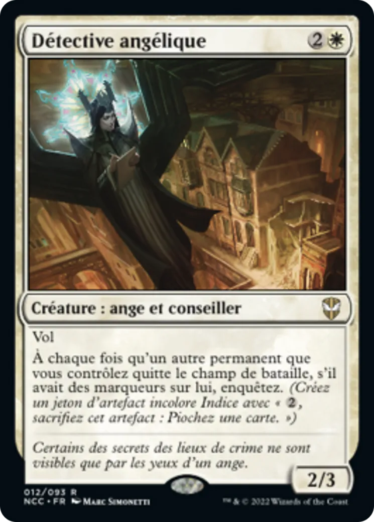 Détective angélique — New Capenna Commander — Magic: The Gathering