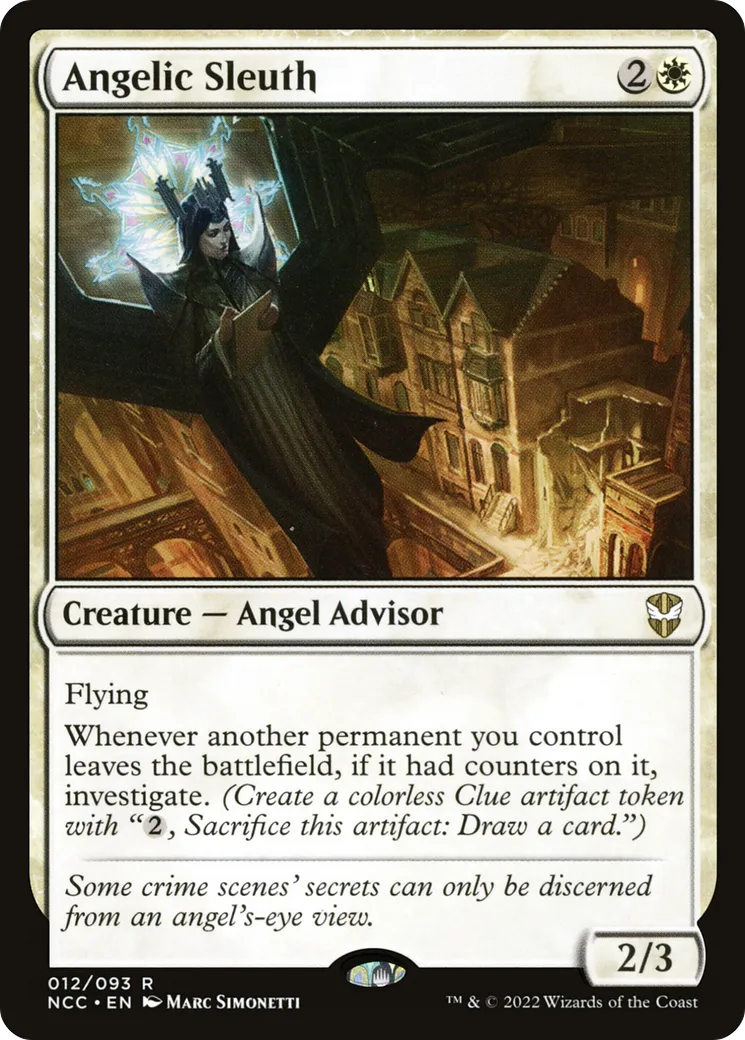 Angelic Sleuth — New Capenna Commander — Magic: The Gathering
