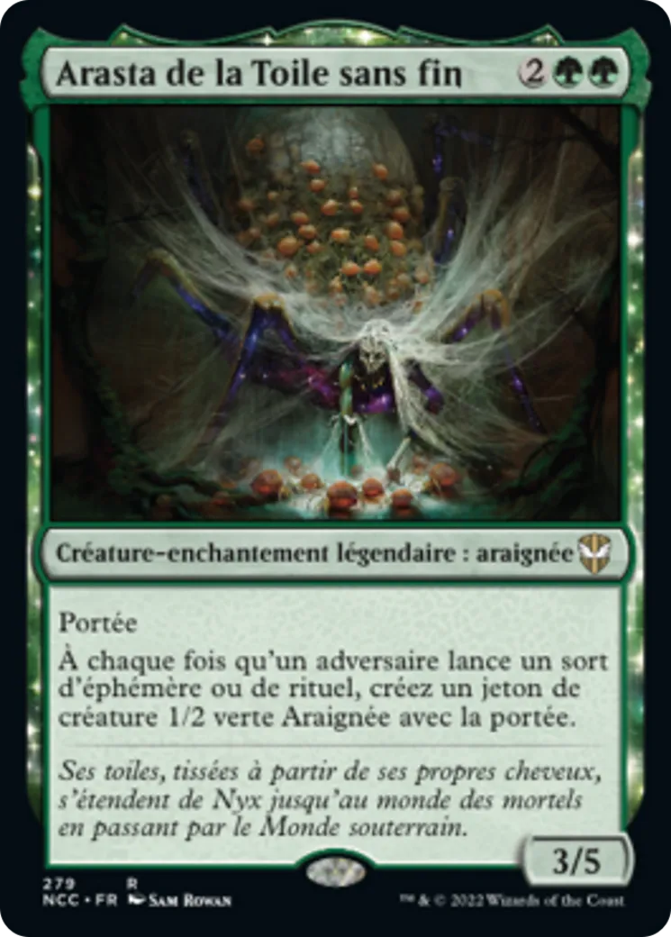Arasta de la Toile sans fin — New Capenna Commander — Magic: The Gathering