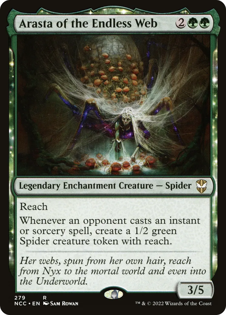 Arasta of the Endless Web — New Capenna Commander — Magic: The Gathering