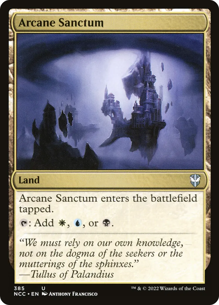 Arcane Sanctum — New Capenna Commander — Magic: The Gathering