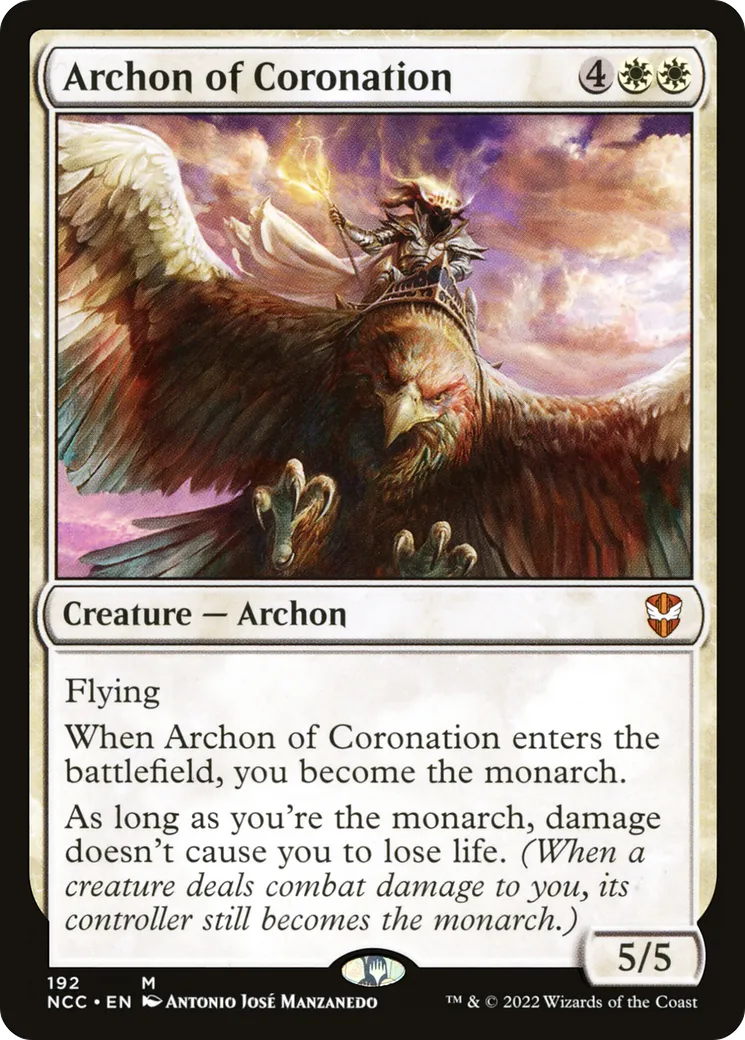Archon of Coronation — New Capenna Commander — Magic: The Gathering