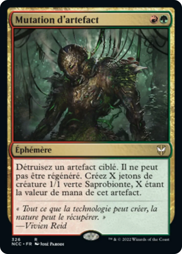 Mutation d'artefact — New Capenna Commander — Magic: The Gathering