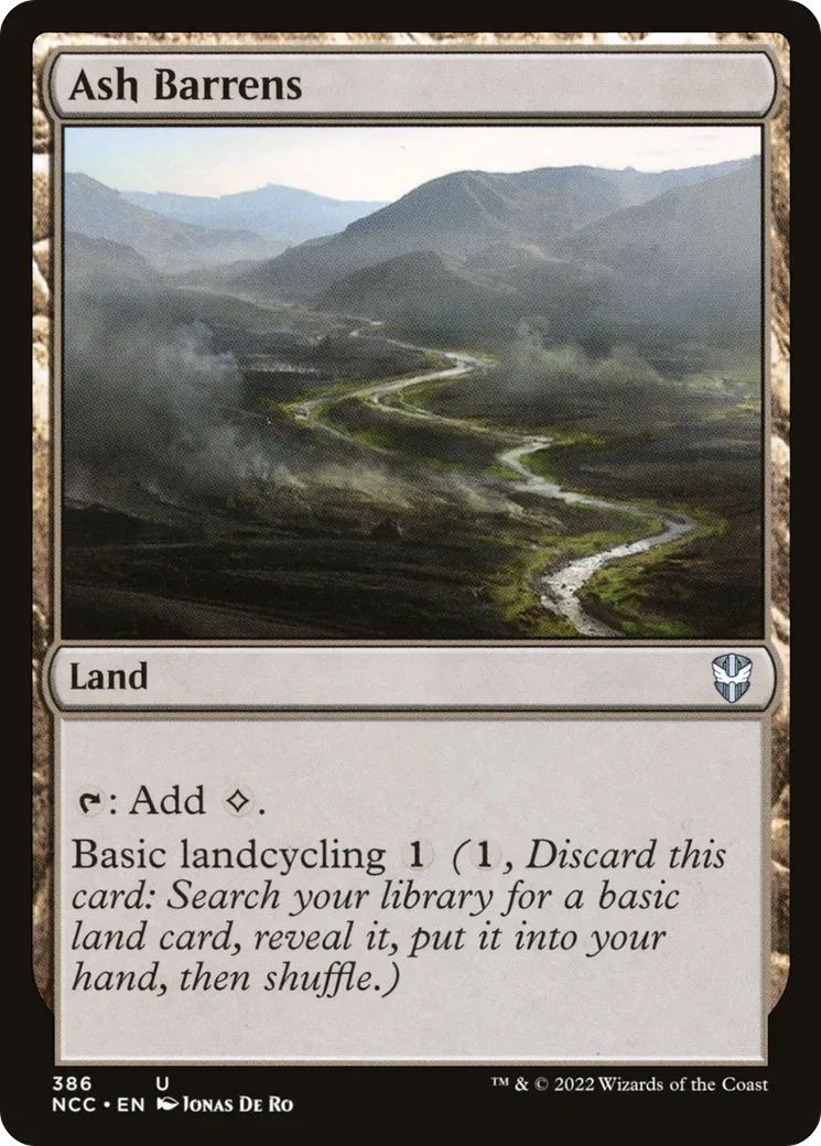 Ash Barrens — New Capenna Commander — Magic: The Gathering