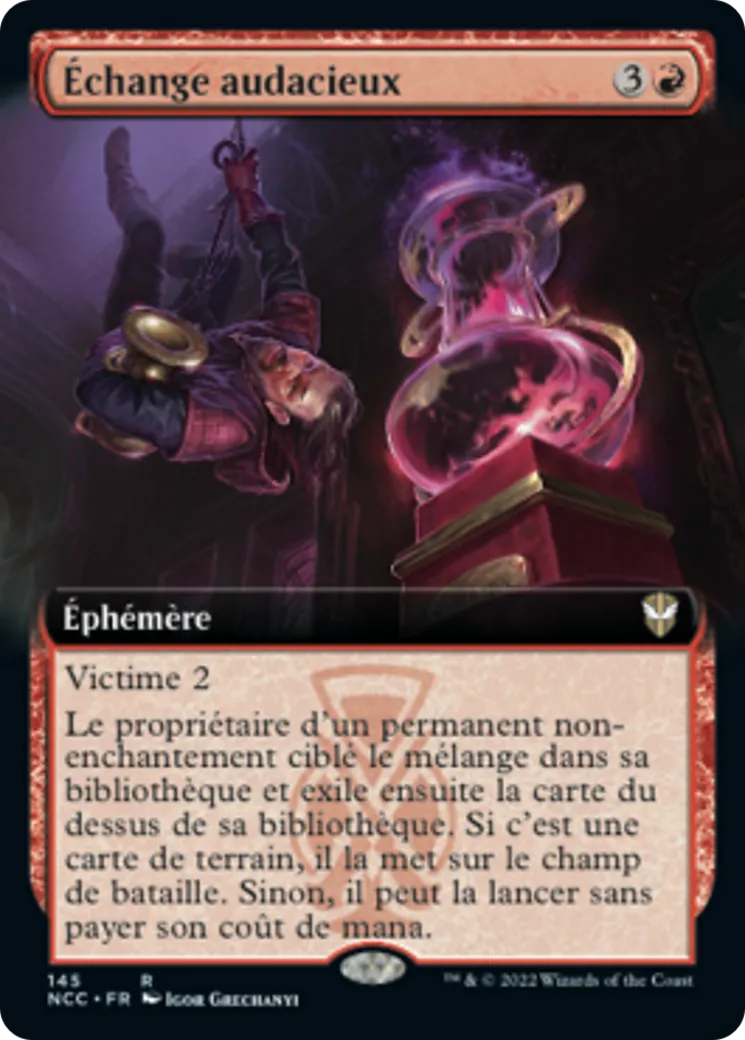 Échange audacieux — New Capenna Commander — Magic: The Gathering