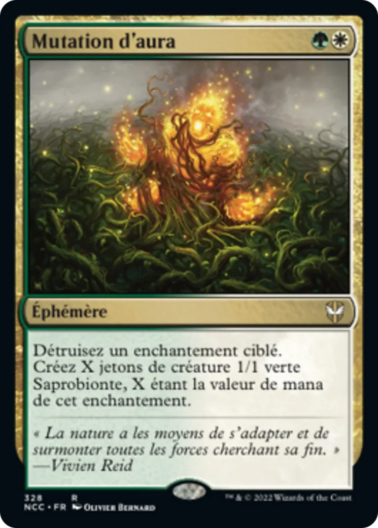 Mutation d'aura — New Capenna Commander — Magic: The Gathering