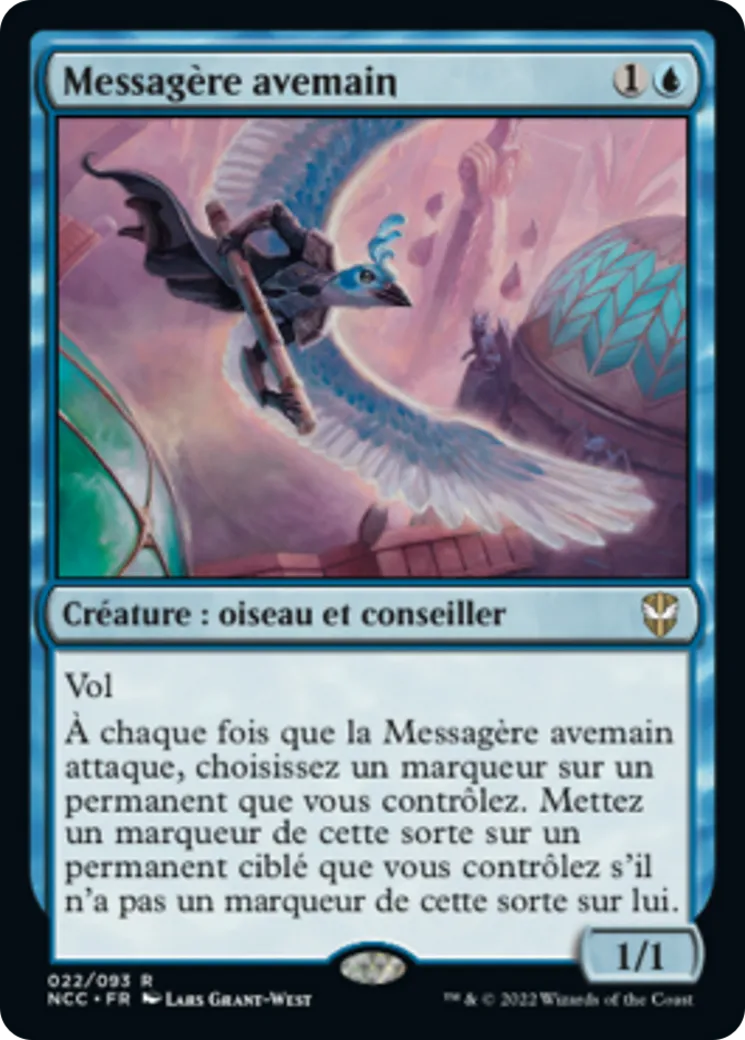 Messagère avemain — New Capenna Commander — Magic: The Gathering