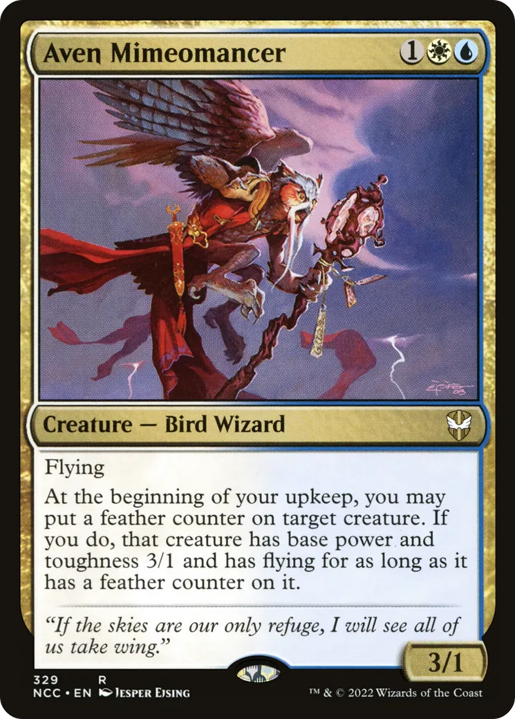 Aven Mimeomancer — New Capenna Commander — Magic: The Gathering