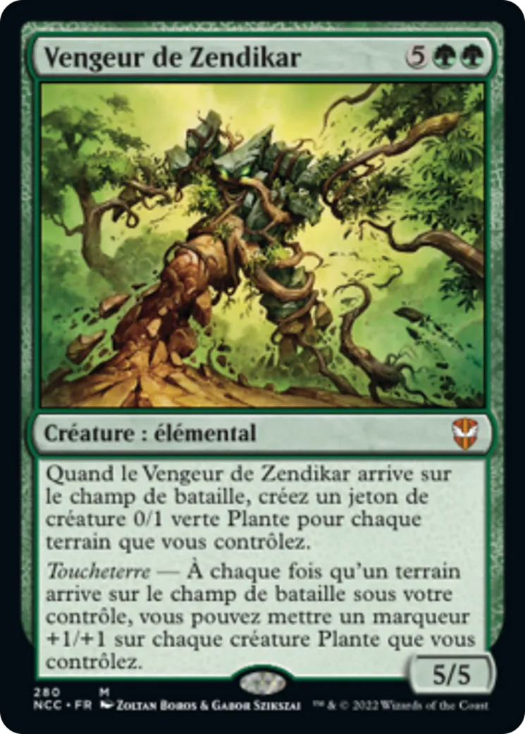 Vengeur de Zendikar — New Capenna Commander — Magic: The Gathering