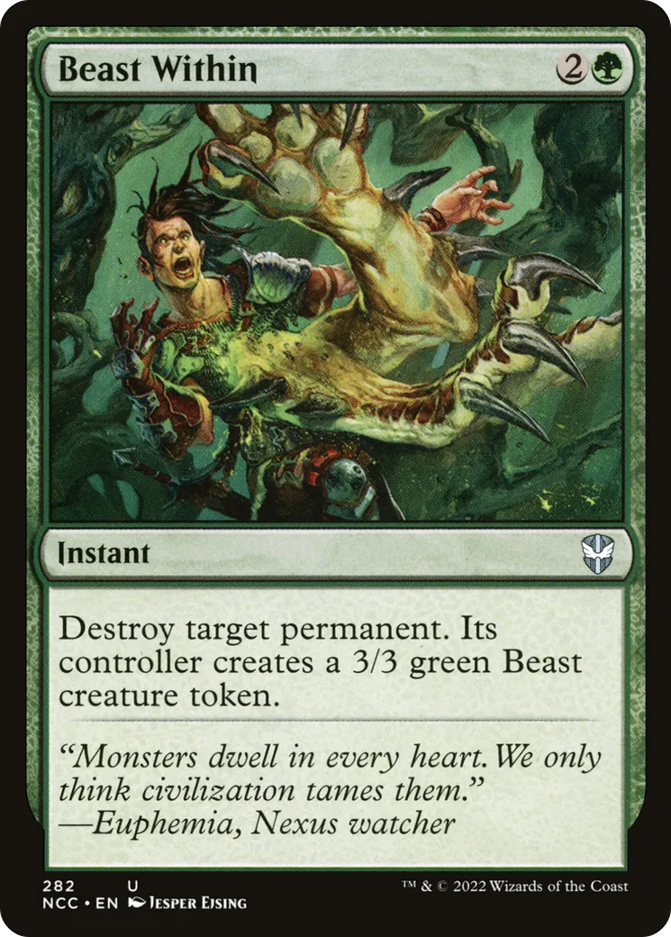 Beast Within — New Capenna Commander — Magic: The Gathering
