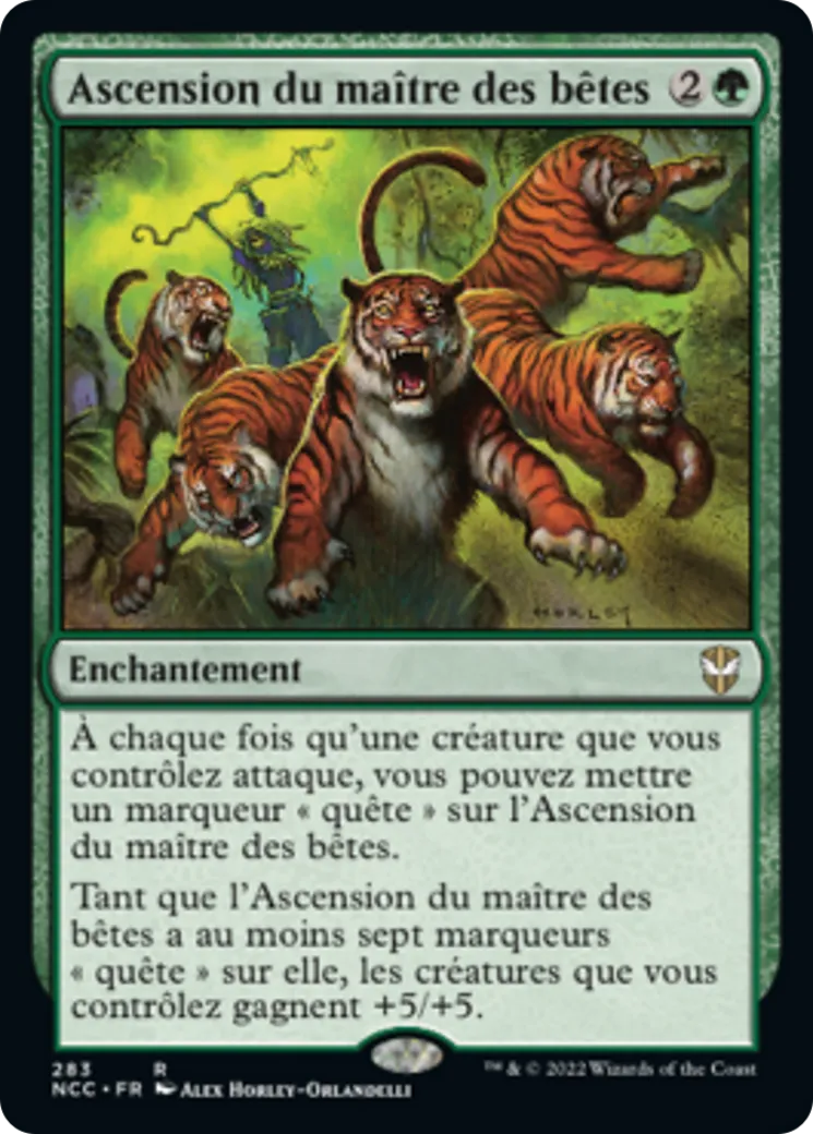 Ascension du maître des bêtes — New Capenna Commander — Magic: The Gathering
