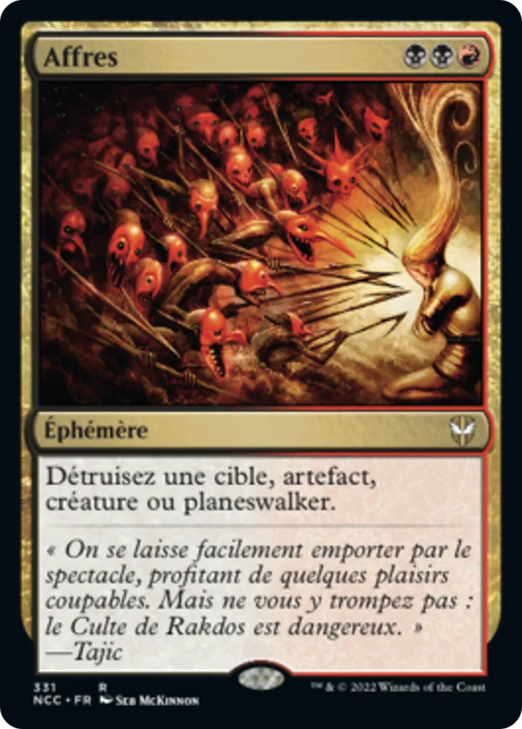 Affres — New Capenna Commander — Magic: The Gathering
