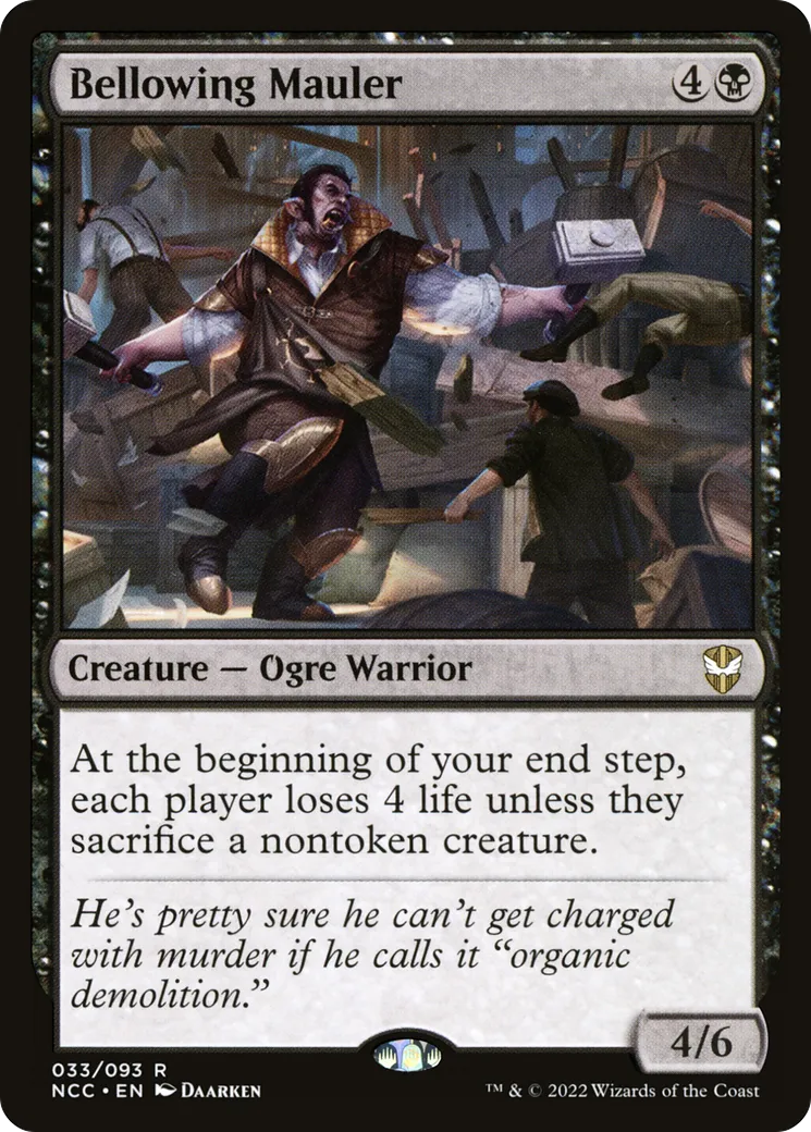 Bellowing Mauler — New Capenna Commander — Magic: The Gathering