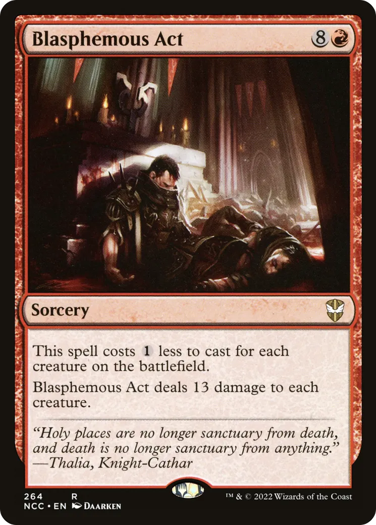 Blasphemous Act — New Capenna Commander — Magic: The Gathering