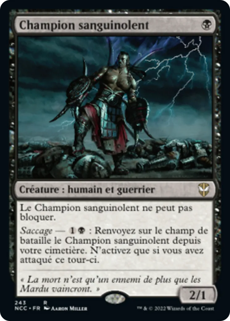 Champion sanguinolent — New Capenna Commander — Magic: The Gathering