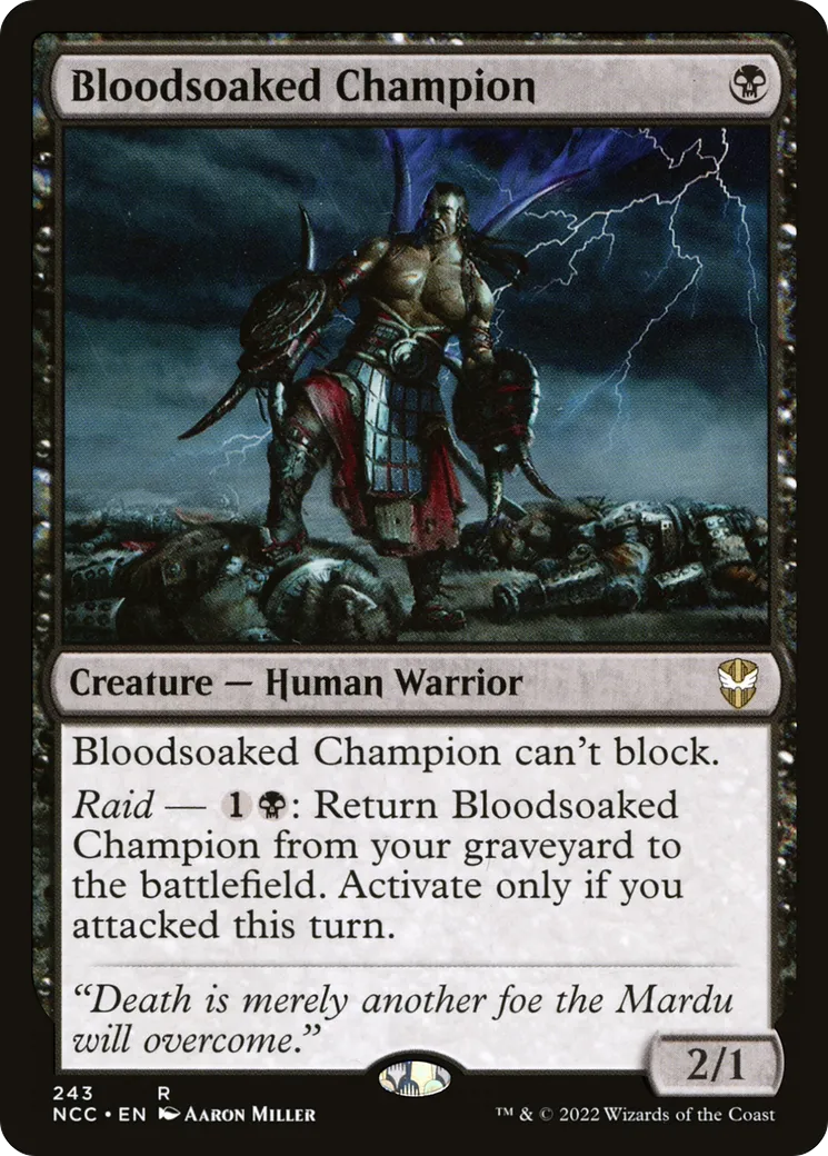 Champion sanguinolent — New Capenna Commander — Magic: The Gathering