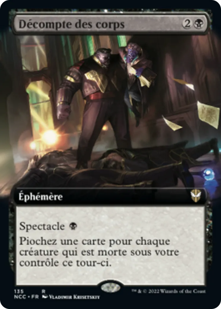 Décompte des corps — New Capenna Commander — Magic: The Gathering