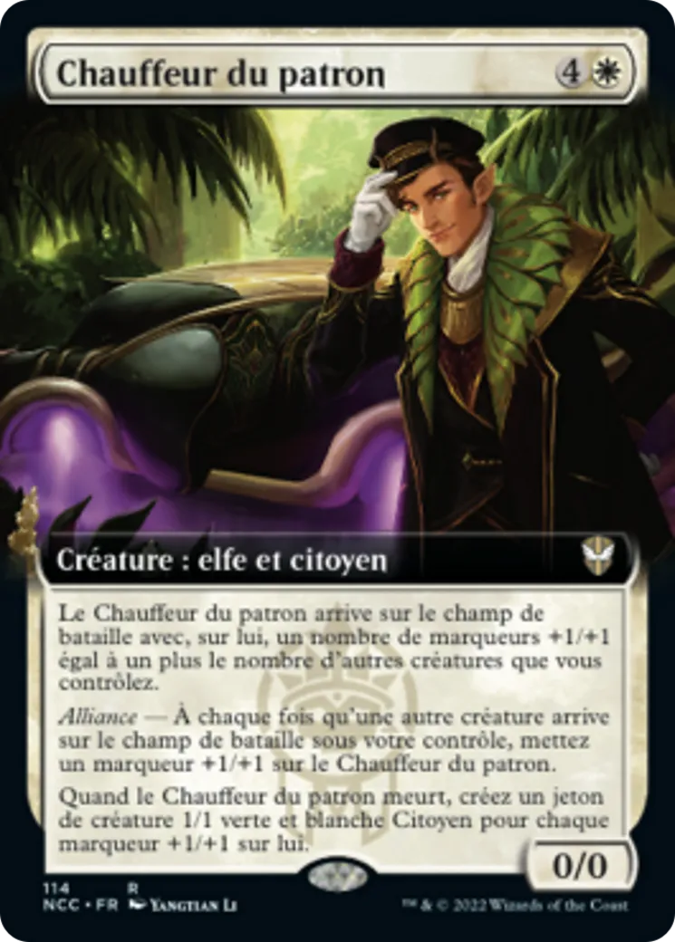 Chauffeur du patron — New Capenna Commander — Magic: The Gathering