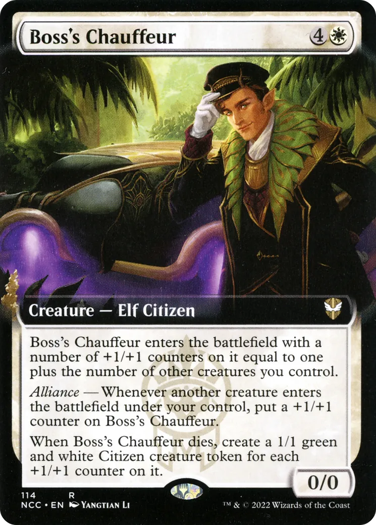 Boss's Chauffeur — New Capenna Commander — Magic: The Gathering