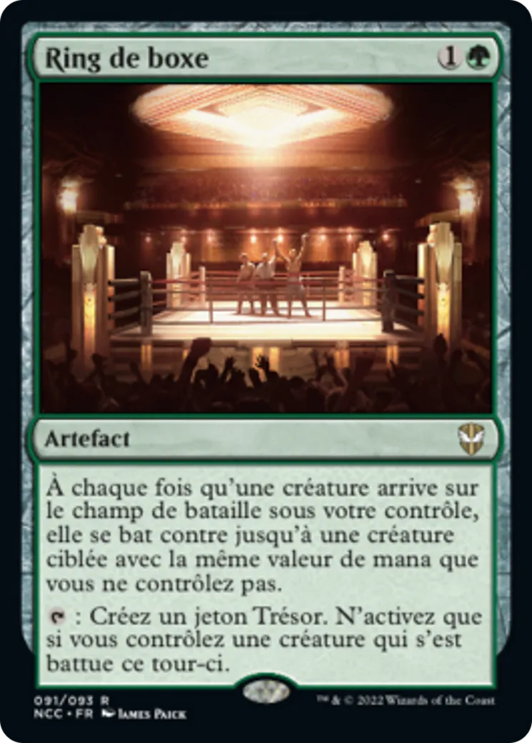 Ring de boxe — New Capenna Commander — Magic: The Gathering
