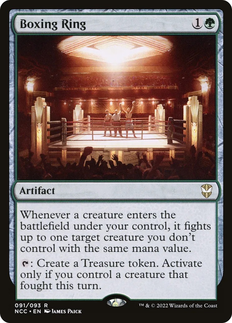 Ring de boxe — New Capenna Commander — Magic: The Gathering