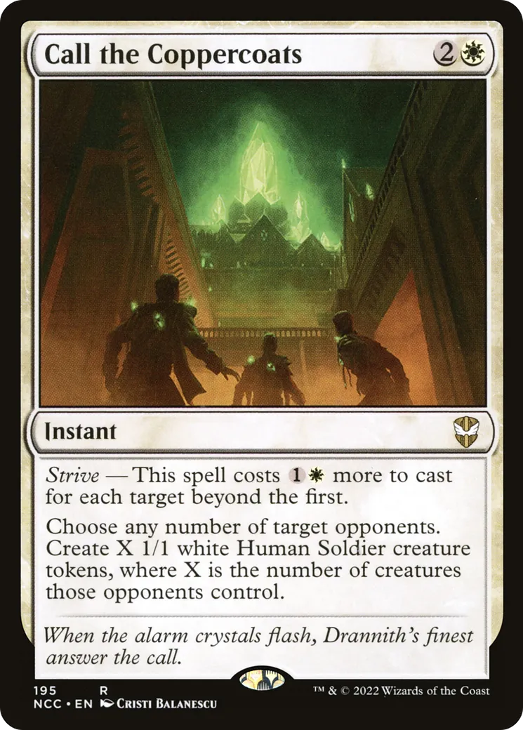 Call the Coppercoats from New Capenna Commander - Magic: The Gathering