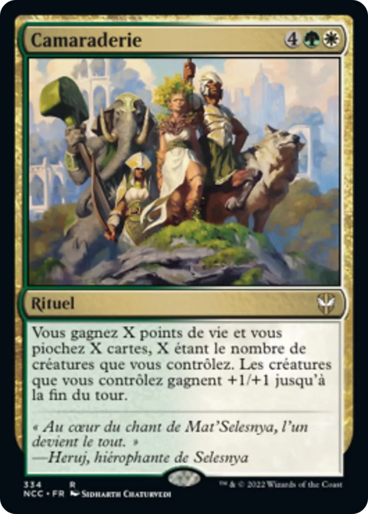 Camaraderie — New Capenna Commander — Magic: The Gathering