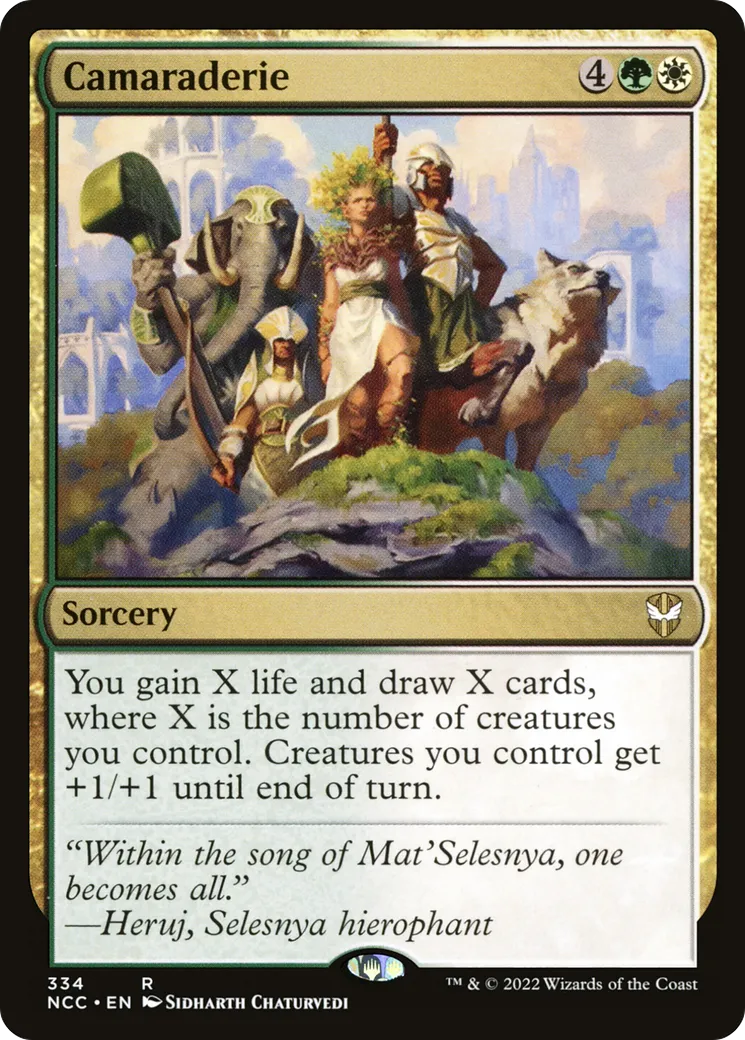 Camaraderie — New Capenna Commander — Magic: The Gathering