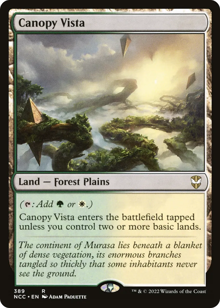 Canopy Vista — New Capenna Commander — Magic: The Gathering