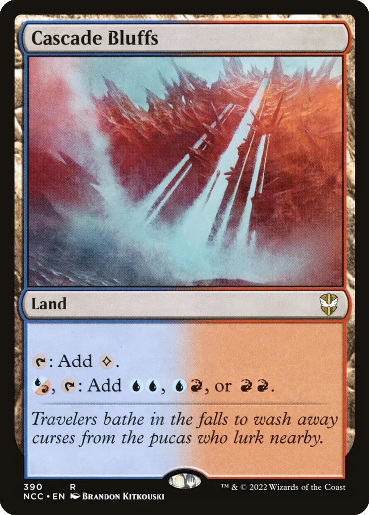 Cascade Bluffs — New Capenna Commander — Magic: The Gathering