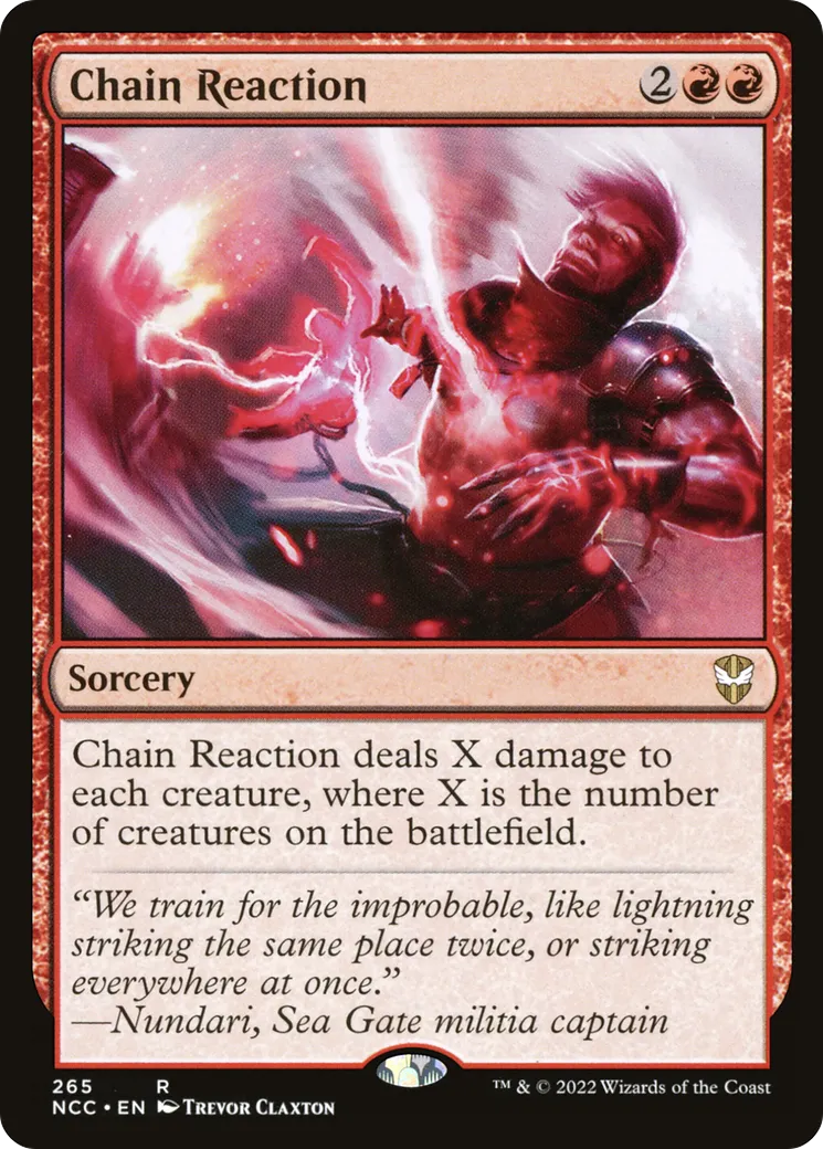 Chain Reaction — New Capenna Commander — Magic: The Gathering